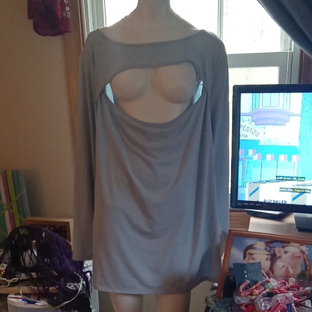 Blue Long Sleeve Shirt